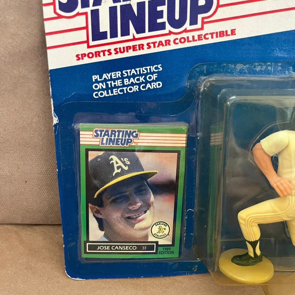1989 Kenner Starting Lineup Jose Canseco Oakland Athletics Figure with Card